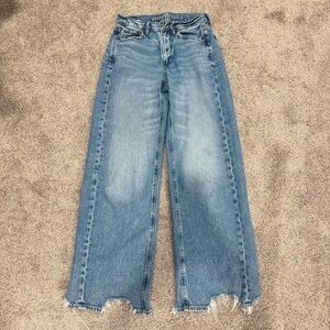American Eagle Outfitters Blue Straight Leg Jeans